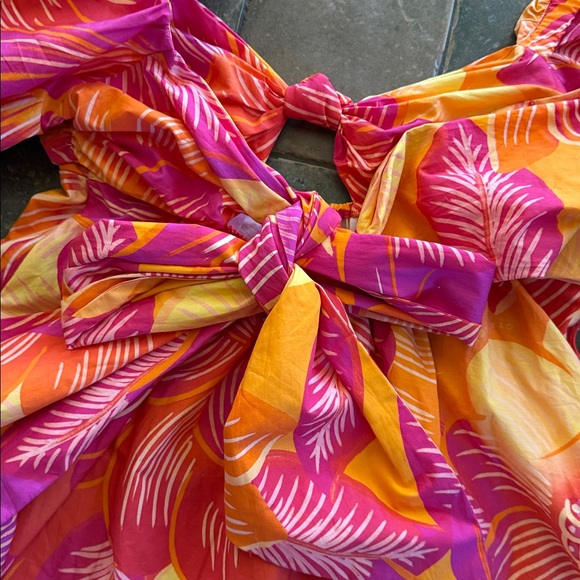 Farm Rio Ombré Vibrant Mini Dress Garden Dress
Orange Yellow Size Large Bohemian - Picture 6 of 14